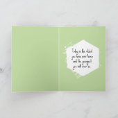 Eichhörnchen mit einer Geburtstagskarte Karte (Innenseite)