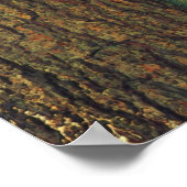 Eichhörnchen mit Erdnuss Wildtierart Art Poster (Ecke)