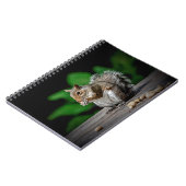 Eichhörnchen mit Erdnüssen Notizblock (Linke Seite)