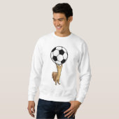 Eichhörnchen mit Fußball Sweatshirt (Vorne ganz)