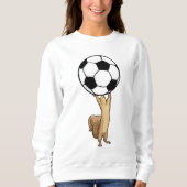 Eichhörnchen mit Fußball Sweatshirt (Vorderseite)