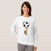 Eichhörnchen mit Fußball T-Shirt (Vorne ganz)