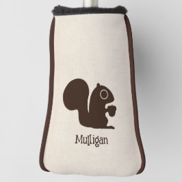 Eichhörnchen mit Individuelle Name Niedliche Holzs Golf Headcover