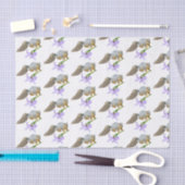 Eichhörnchen mit Iris-Gewebpapier Seidenpapier (Handwerk)