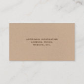 Eichhörnchen mit Kaffee Visitenkarte (Rückseite)