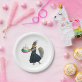 Eichhörnchen mit Kuchen-Papier-Teller Pappteller (Party)