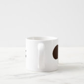 Eichhörnchen mit kundengerechtem Text Espressotasse (Rückseite)