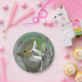 Eichhörnchen mit Mushroom Paper Plate Pappteller (Party)