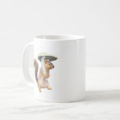 Eichhörnchen mit Mushroom-Tasse Kaffeetasse (Vorderseite Links)