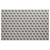 Eichhörnchen mit Nuss-Muster Stoff (Yard (91,4 cm))