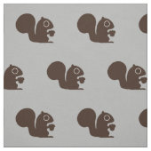 Eichhörnchen mit Nuss-Muster Stoff (Muster)