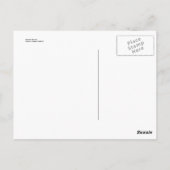Eichhörnchen mit Nuss Postkarte (Rückseite)