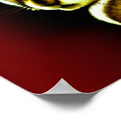 Eichhörnchen mit Perle, die holländische Barockkun Poster (Ecke)