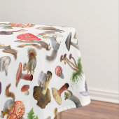 Eichhörnchen mit Pilztabletten Tischdecke (Beispiel)