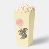 Eichhörnchen mit Pink Balloon Popcorn Geschenkschachtel (Geplatzt)
