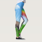 Eichhörnchen mit Regenbogen Leggings (Rechts)