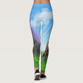 Eichhörnchen mit Regenbogen Leggings (Rückseite)