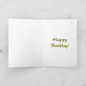 Eichhörnchen mit Rose Karte (Innenseite)