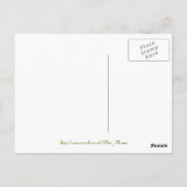 Eichhörnchen mit Rose Postkarte (Rückseite)