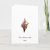 Eichhörnchen mit Rosen Karte (Rückseite)