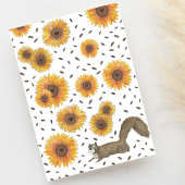 Eichhörnchen mit Sonnenblumen Karte