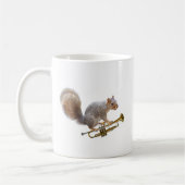 Eichhörnchen mit Trumpet-Tasse Kaffeetasse (Links)
