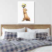Eichhörnchen mit Volleyball Leinwanddruck (Insitu (Schlafzimmer))