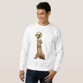 Eichhörnchen mit Volleyball Sweatshirt (Vorne ganz)