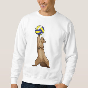 Eichhörnchen mit Volleyball Sweatshirt