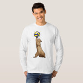 Eichhörnchen mit Volleyball T-Shirt (Vorne ganz)