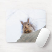 Eichhörnchen mit Walnuss Mousepad (Mit Mouse)