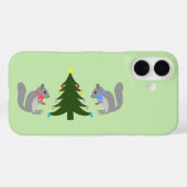 Eichhörnchen mit Weihnachtsbaum Case-Mate iPhone Hülle (Rückseite (Horizontal))