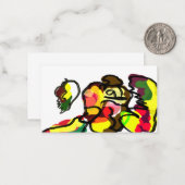 Eichhörnchen Mitteilungskarte (Vorderseite/Rückseite Beispiel)