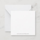 Eichhörnchen Mitteilungskarte (Rückseite)