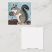 Eichhörnchen Mitteilungskarte (Vorne/Hinten)