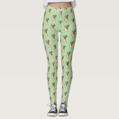 Eichhörnchen-Muster Leggings (Vorderseite)
