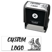 Eichhörnchen-Nature-Logo Permastempel (Beispiel)