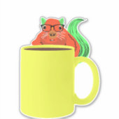 Eichhörnchen Naughty #340 Aufkleber (Vorderseite)