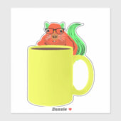 Eichhörnchen Naughty #340 Aufkleber (Blatt)