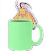 Eichhörnchen Naughty #346 Aufkleber (Vorderseite)