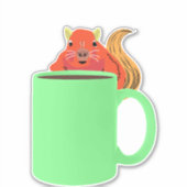 Eichhörnchen Naughty #356 Aufkleber (Vorderseite)