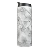 Eichhörnchen Nibbling eine Snack Thermal Tumbler Thermosbecher (Nach rechts gedreht)
