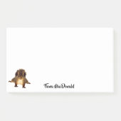 Eichhörnchen niedlicher lustiger Name Monogramm Post-it Klebezettel (Vorderseite)