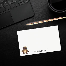 Eichhörnchen niedlicher lustiger Name Monogramm Post-it Klebezettel