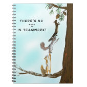 Eichhörnchen-Notebook Notizblock (Vorderseite)