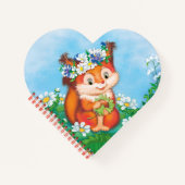 Eichhörnchen Notizbuch (Vorderseite)