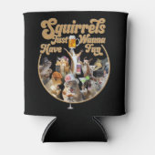 Eichhörnchen, nur wanna haben Spaß können kühlen Dosenkühler (Vorderseite)