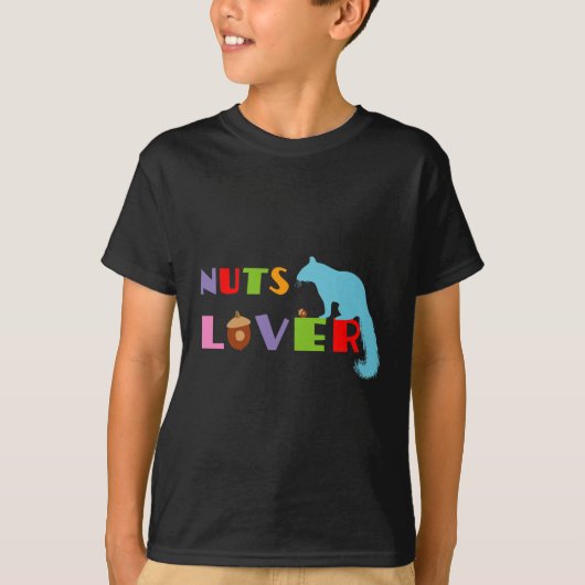 Eichhörnchen Nüsse Lover T-Shirt (Vorderseite)