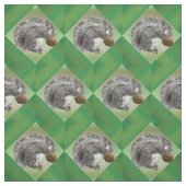 Eichhörnchen-Nüsse Stoff (Muster)