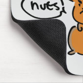 Eichhörnchen-Nüsse versagt Wissenschaftsexperiment Mousepad (Ecke)